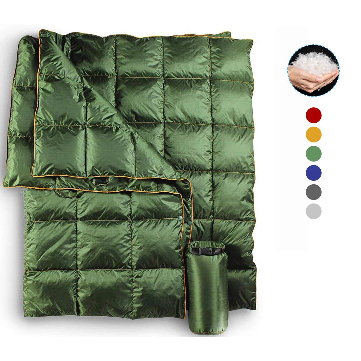 Portable Waterproof Outdoor Quilt Hiking Down Camping Blankets Folding Recycled Puffy Ultralight Blankets, Customized
Portable Waterproof Outdoor Quilt Hiking Down Camping Blankets Folding Recycled Puffy Ultralight Blankets, Customized