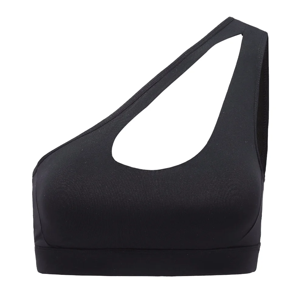 Women running fitness Bra Top clothes New Women's High Impact Personality oblique shoulder strap Sports Bra
Women running fitness Bra Top clothes New Women's High Impact Personality oblique shoulder strap Sports Bra