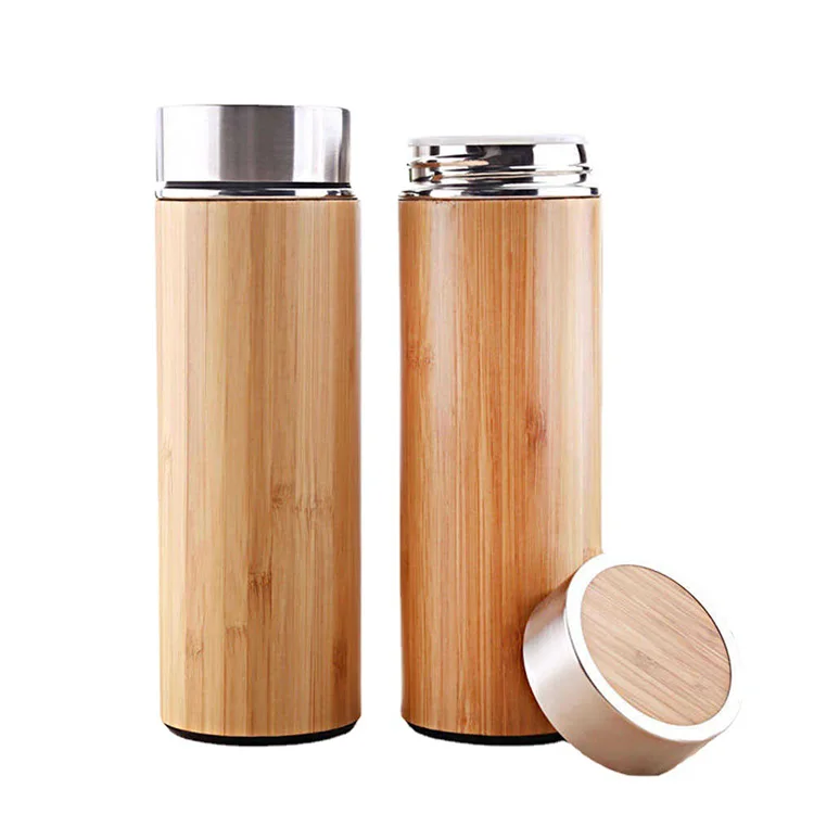 Eco-friendly Natural Bamboo Vacuum Flask thermo with Tea Filter Custom Logo Wood Water Bottle, Natural bamboo color
Eco-friendly Natural Bamboo Vacuum Flask thermo with Tea Filter Custom Logo Wood Water Bottle, Natural bamboo color