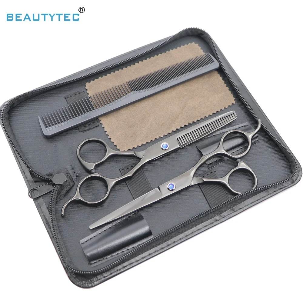 Hot Sale Salon Hair Cutting Thinning Kit Professional Popular Black Shears Hairdressing Scissors Set
Hot Sale Salon Hair Cutting Thinning Kit Professional Popular Black Shears Hairdressing Scissors Set