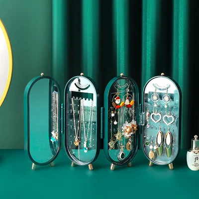 Earrings Necklaces Jewelry Storage Box Large Capacity Hair Accessories Hand Jewelry Dressing Table Display Shelf
Earrings Necklaces Jewelry Storage Box Large Capacity Hair Accessories Hand Jewelry Dressing Table Display Shelf