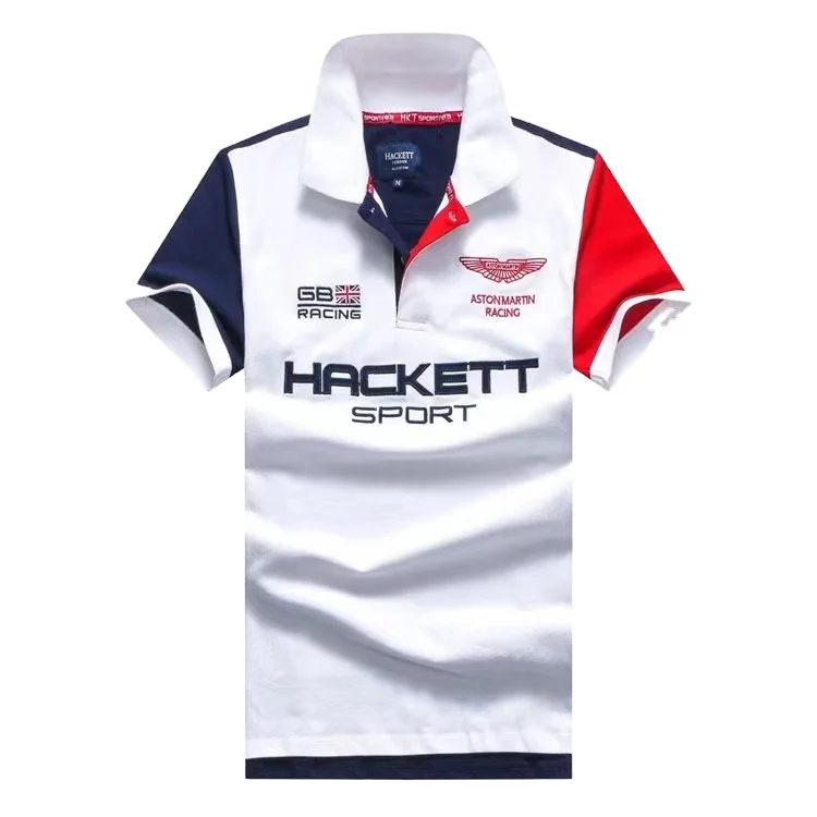 Wholesale Camisa Short Sleeve 100% Cotton plus size Sports Custom T-shirt Embroidered Hit Color Stitching Polo Shirts for Men
Wholesale Camisa Short Sleeve 100% Cotton plus size Sports Custom T-shirt Embroidered Hit Color Stitching Polo Shirts for Men
