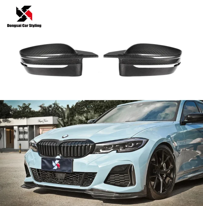 M Look Style Dry Carbon Fiber LHD Side View Mirror Covers Caps for BMW 3 Series G20 320i 325i 340i M sport
M Look Style Dry Carbon Fiber LHD Side View Mirror Covers Caps for BMW 3 Series G20 320i 325i 340i M sport