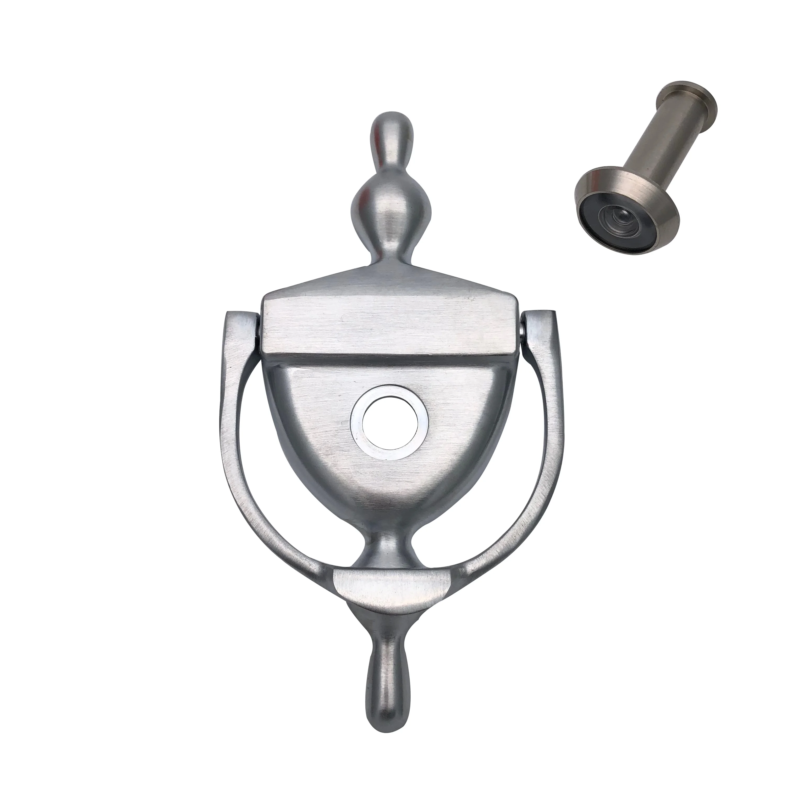 Brass Door Knocker With Peephole Viewer Buy Door Knocker With