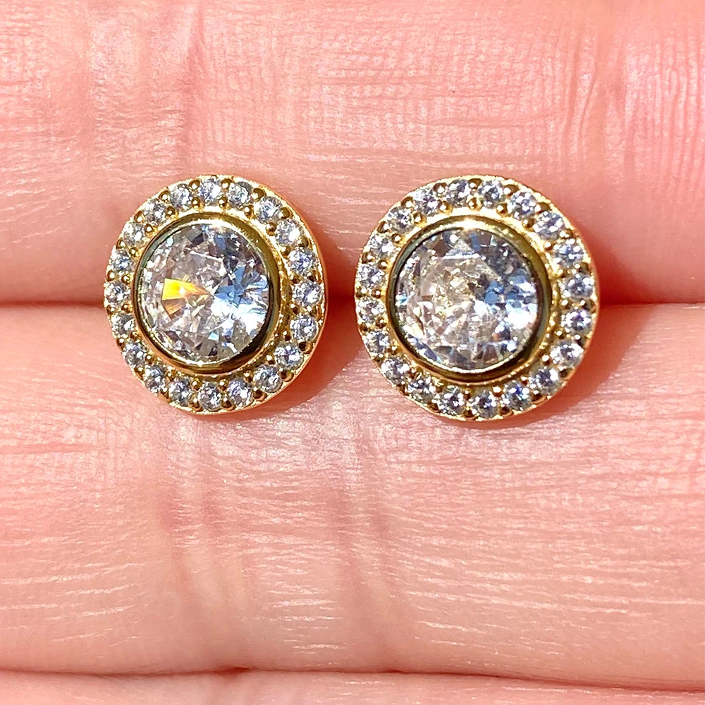 50% Discount Wholesale 925 Silver Round Shape White Gold Turkish Jewellery Earrings
50% Discount Wholesale 925 Silver Round Shape White Gold Turkish Jewellery Earrings