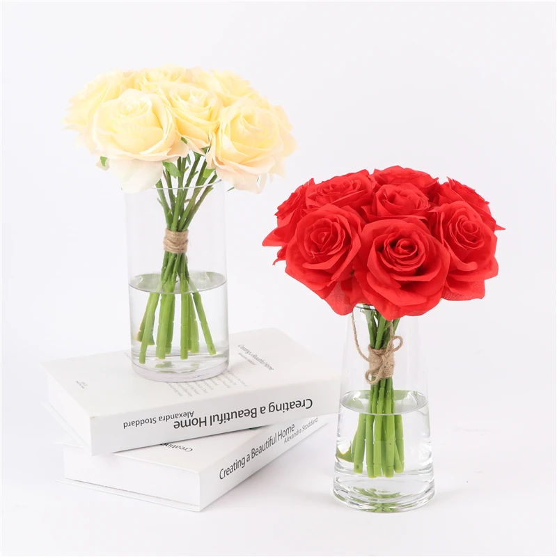 factory faux single silk wholesale rose bouquet artificial rose flowers bouquet for wedding decoration, Same as photo
factory faux single silk wholesale rose bouquet artificial rose flowers bouquet for wedding decoration, Same as photo