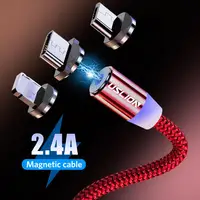 USLION 2M Wholesale Phone Cable for Android Magnetic Micro USB Cable Cord for Huawei Mobile Phone Cable for Xiaomi
USLION 2M Wholesale Phone Cable for Android Magnetic Micro USB Cable Cord for Huawei Mobile Phone Cable for Xiaomi