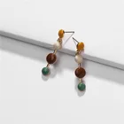 Colorful Enamel Drop Earring Dangle Earring Wholesale Design Jewelry