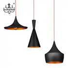 Rustic art deco designer metal black kitchen hanging pendant lighting fixtures