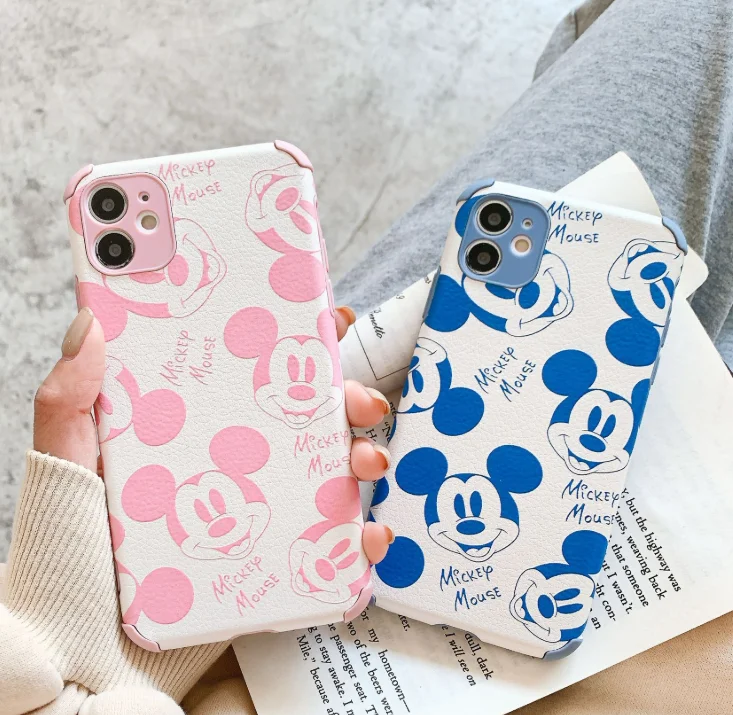 Free shipping Anime Leather Mickey Minnie Shockproof Phone Case For iPhone 12 Mini 12promax 11 XS X Cover, Colorful
Free shipping Anime Leather Mickey Minnie Shockproof Phone Case For iPhone 12 Mini 12promax 11 XS X Cover, Colorful