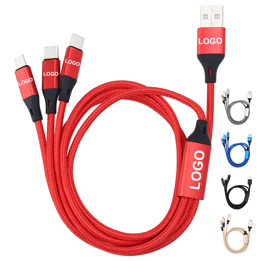 Micro USB Charging Cable 3 in 1 USB Cable Fast Charging Phone Charger Cable for IOS Android, Black, red, blue, gold, silver
Micro USB Charging Cable 3 in 1 USB Cable Fast Charging Phone Charger Cable for IOS Android, Black, red, blue, gold, silver