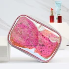 Fashion Portable Travel Storage Bag Waterproof PVC Women Ladies Cosmetic Bag Transparent Makeup Bag