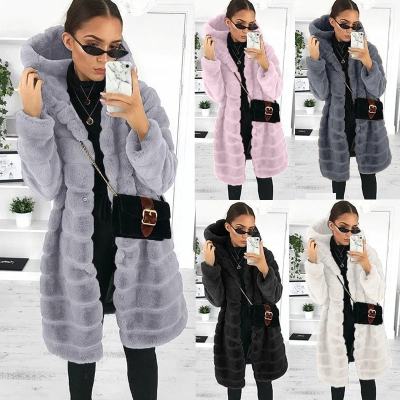 Luxury Women Fashion Fur Coat Faux Mink Fur Jacket Top Quality Warm Thick Outwear For Winter
Luxury Women Fashion Fur Coat Faux Mink Fur Jacket Top Quality Warm Thick Outwear For Winter