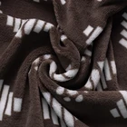 Modern Fabric Bed Bed Fabric Modern Knit Flannel Fabric Bed Sheet Fabric Single-sided Flannel Print GRS