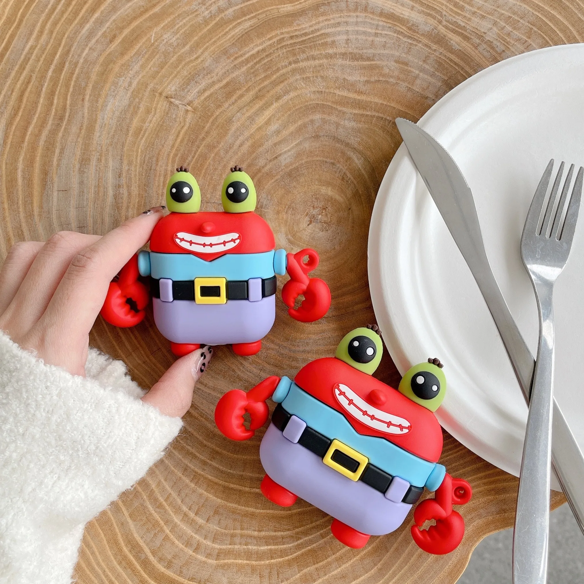 3D Cute Funny Cartoon Crab Boss Cover For Airpods Regular For Apple Airpods Pro 1 2 3 Case
3D Cute Funny Cartoon Crab Boss Cover For Airpods Regular For Apple Airpods Pro 1 2 3 Case
