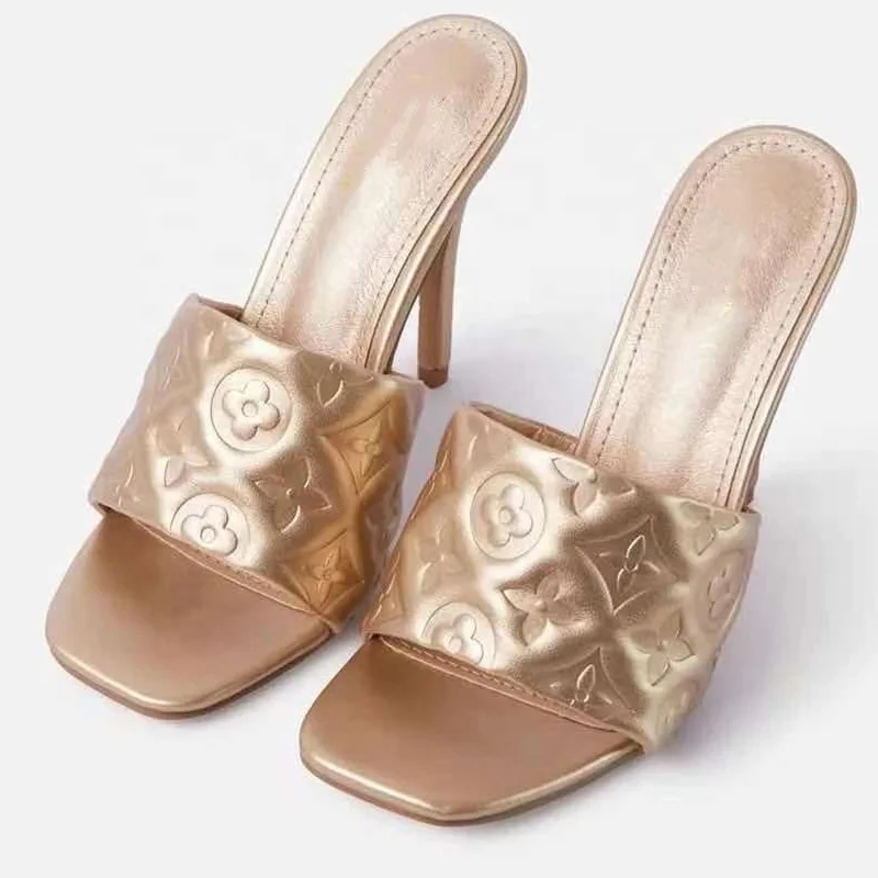 Graceful Stylish Women Summer High Thin Heels Open Square Toe Sandals Slippers Shoes Outdoor Fashion Trend Shoes Slides, Black white pink gold
Graceful Stylish Women Summer High Thin Heels Open Square Toe Sandals Slippers Shoes Outdoor Fashion Trend Shoes Slides, Black white pink gold