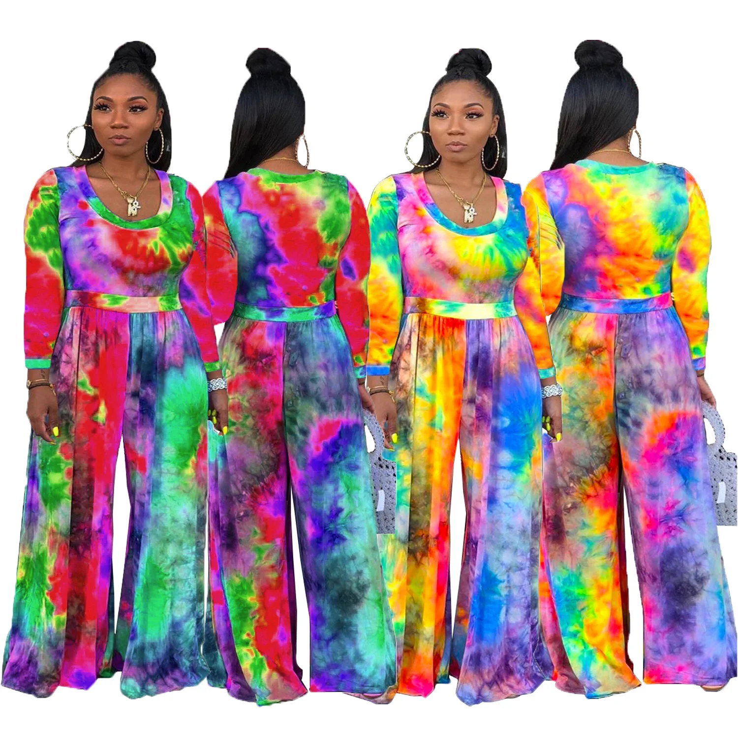 The New 2021 Fashion Women Clothing Painted Printing 1 Piece Color Women's Jumpsuit Loose Jumpsuit
The New 2021 Fashion Women Clothing Painted Printing 1 Piece Color Women's Jumpsuit Loose Jumpsuit