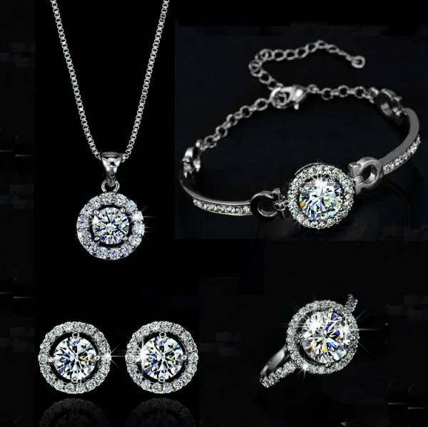 Jane Eyre Fashion Hot Sale Cheap Big Popular Zircon Simple Heart Jewelry Set Bracelet Necklace Earrings Ring Sets For Women
Jane Eyre Fashion Hot Sale Cheap Big Popular Zircon Simple Heart Jewelry Set Bracelet Necklace Earrings Ring Sets For Women