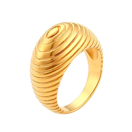Vintage Gold Plated Ring Friend Gift Jewelry Stainless Steel Rings Creative Bread Raised Rings for Women Men
Vintage Gold Plated Ring Friend Gift Jewelry Stainless Steel Rings Creative Bread Raised Rings for Women Men