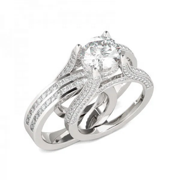 Wholesale Exclusive Real 925 Sterling Silver Round Shape Engagement/Wedding Couple Ring Jewelry
Wholesale Exclusive Real 925 Sterling Silver Round Shape Engagement/Wedding Couple Ring Jewelry