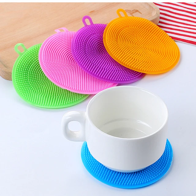 round Silicone Dish Scrubber Silicone Sponge Dish Brush Silicone Sponge Dish Sponges Washing Kitchen Gadgets Brush Accessories
round Silicone Dish Scrubber Silicone Sponge Dish Brush Silicone Sponge Dish Sponges Washing Kitchen Gadgets Brush Accessories