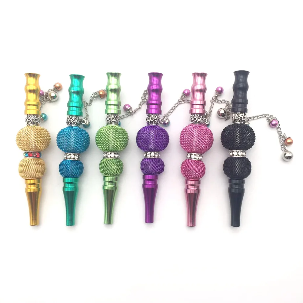 Wholesale Smoke Accesories Handmade Inlaid Jewelry Hookah Mouthpiece Metal Portable Hookah Tips, Multi colors
Wholesale Smoke Accesories Handmade Inlaid Jewelry Hookah Mouthpiece Metal Portable Hookah Tips, Multi colors