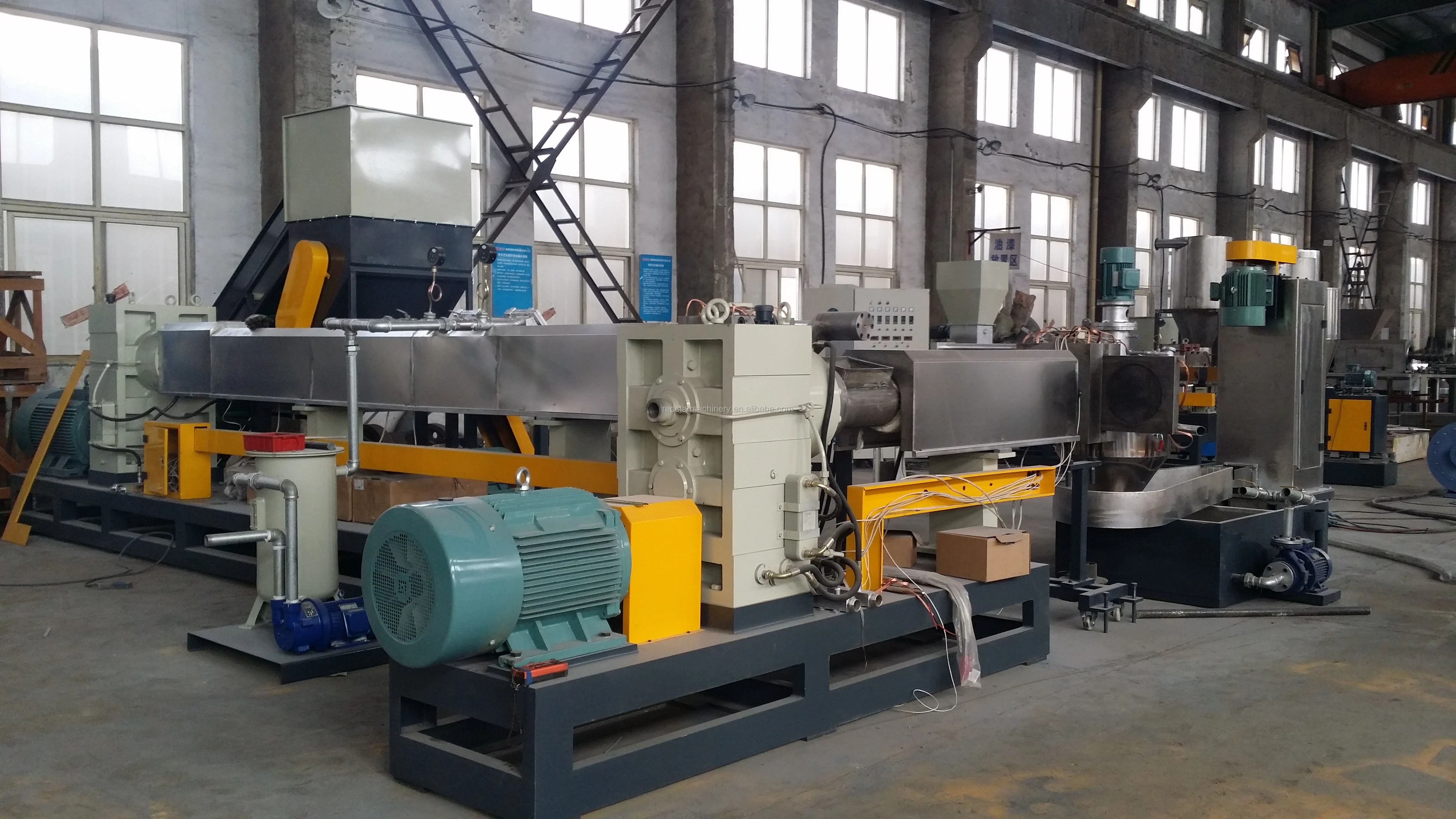 Pp Pe Film Granulating Machine Hdpe Ldpe Recycling Pelletizing Line