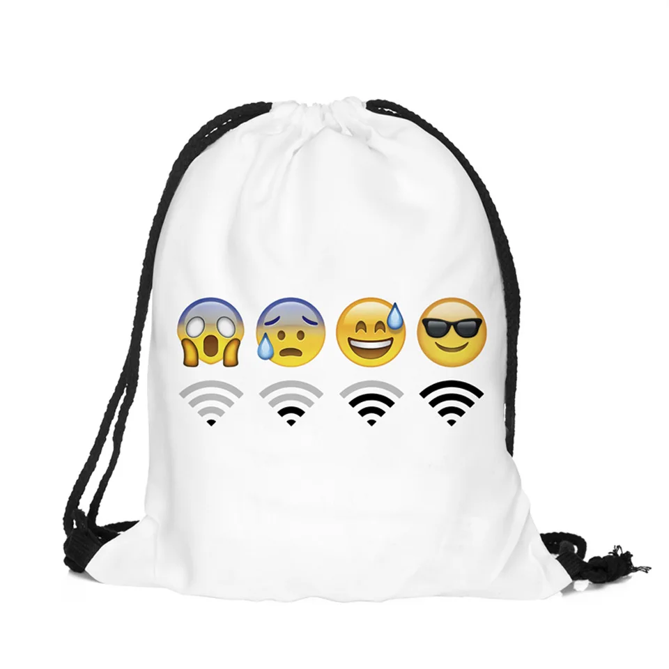 Custom Fashion Funny Emojies Meme Bagpack Polyester Swim Gym String Gymsack Pouch Backpack Beach storage Drawstring bag, Customisation
Custom Fashion Funny Emojies Meme Bagpack Polyester Swim Gym String Gymsack Pouch Backpack Beach storage Drawstring bag, Customisation
