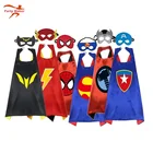 Free Sample Yiwu Chaola Baby Child Change brand Superhero Cosplay Mask Birthday Party Cape and Superhero Cape For Kids