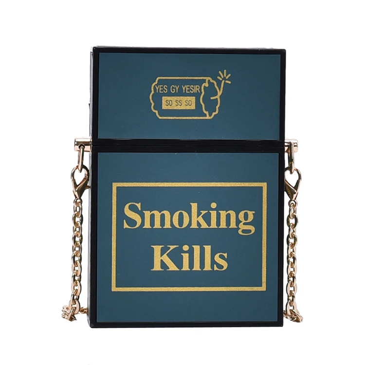 Square Messenger Handbag Leather Chain Small Sling Smoking Print Woman Crossbody Bag For Woman
Square Messenger Handbag Leather Chain Small Sling Smoking Print Woman Crossbody Bag For Woman