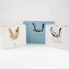 Luxury Bag Gift Bags 2020 Luxury Coffee Color Paper Bag Design Custom Size Gift Bags With Twist Nylon Rope Handl