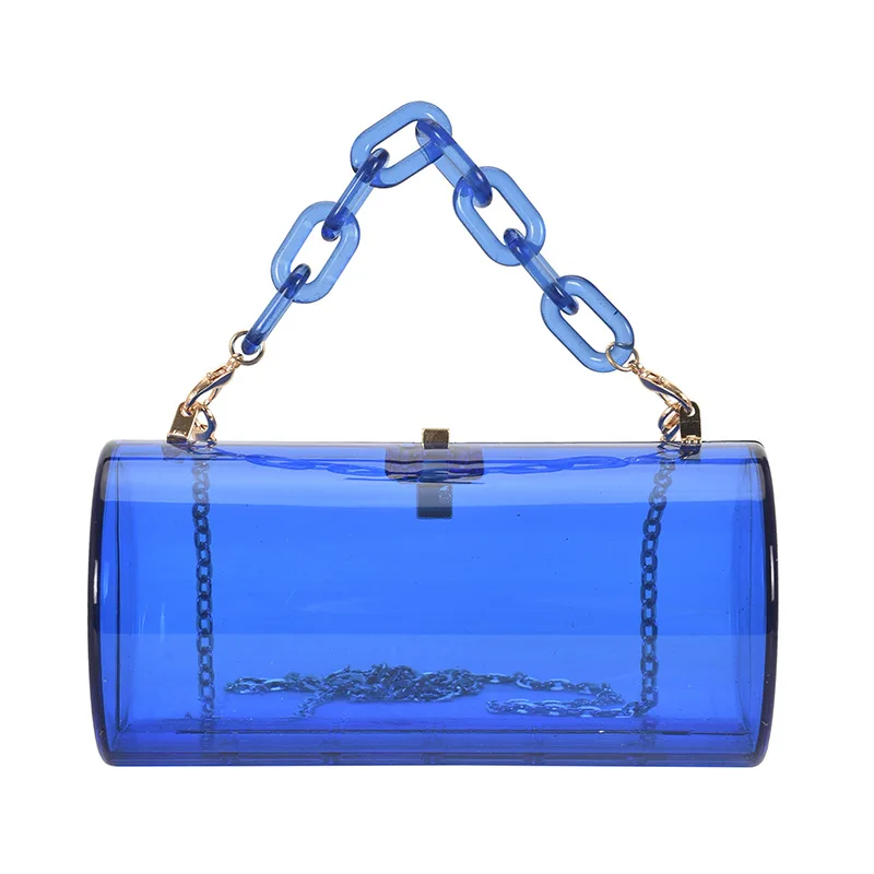 2021 Summer small ladies fashion girls mini clutch purse evening bag women trendy cylinder acrylic box handbag, Clear
2021 Summer small ladies fashion girls mini clutch purse evening bag women trendy cylinder acrylic box handbag, Clear