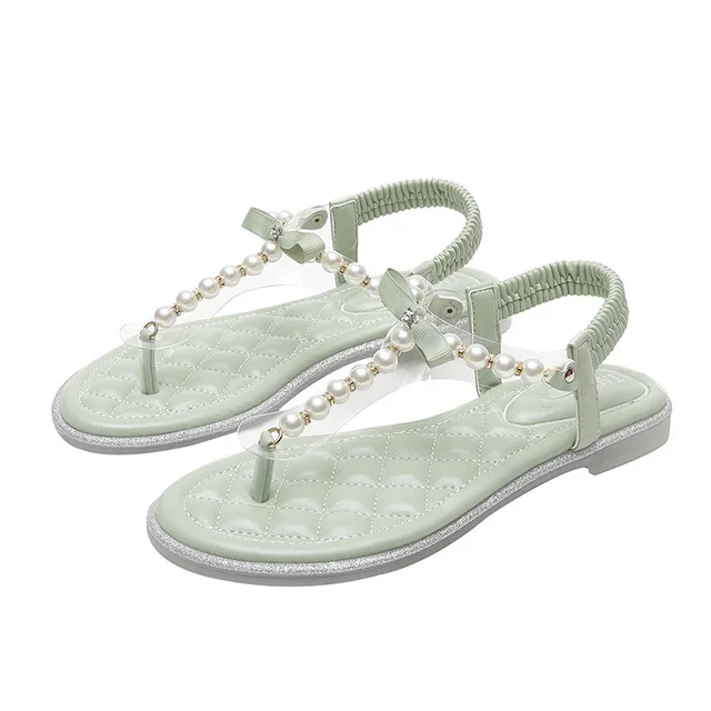 Wholesale roman sandals women new style flat sandals and slippers women pearl belt plus size women's flip flops shoes
Wholesale roman sandals women new style flat sandals and slippers women pearl belt plus size women's flip flops shoes