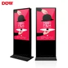 New product floor standing all in one touch screen computer advertising video monitors totem with 2 screens display