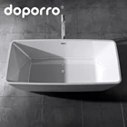 doporro modern stand alone soaking acrylic bath tub FB-516