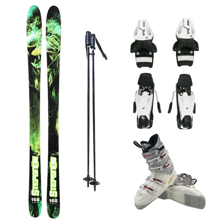 

2019 skis set snow binding and snow boots shoes High Quality Normal Norml ski adult Speed ski, Colors