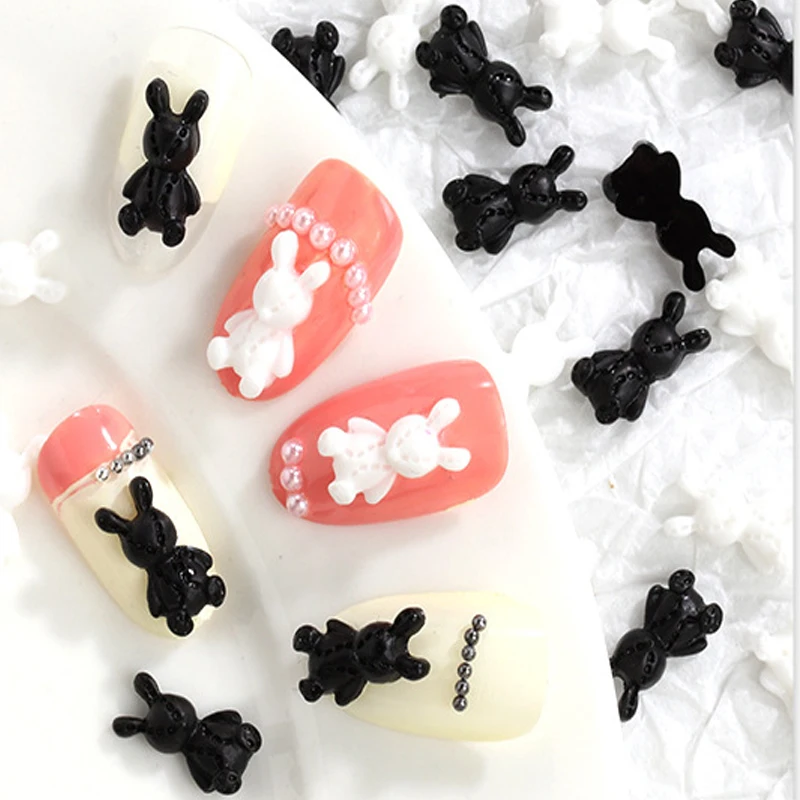 SHIZHIXIU Nail salon decoration Black and White Rabbit cartoon Diy resin nail art charms 2022 DIY Jewelry
SHIZHIXIU Nail salon decoration Black and White Rabbit cartoon Diy resin nail art charms 2022 DIY Jewelry