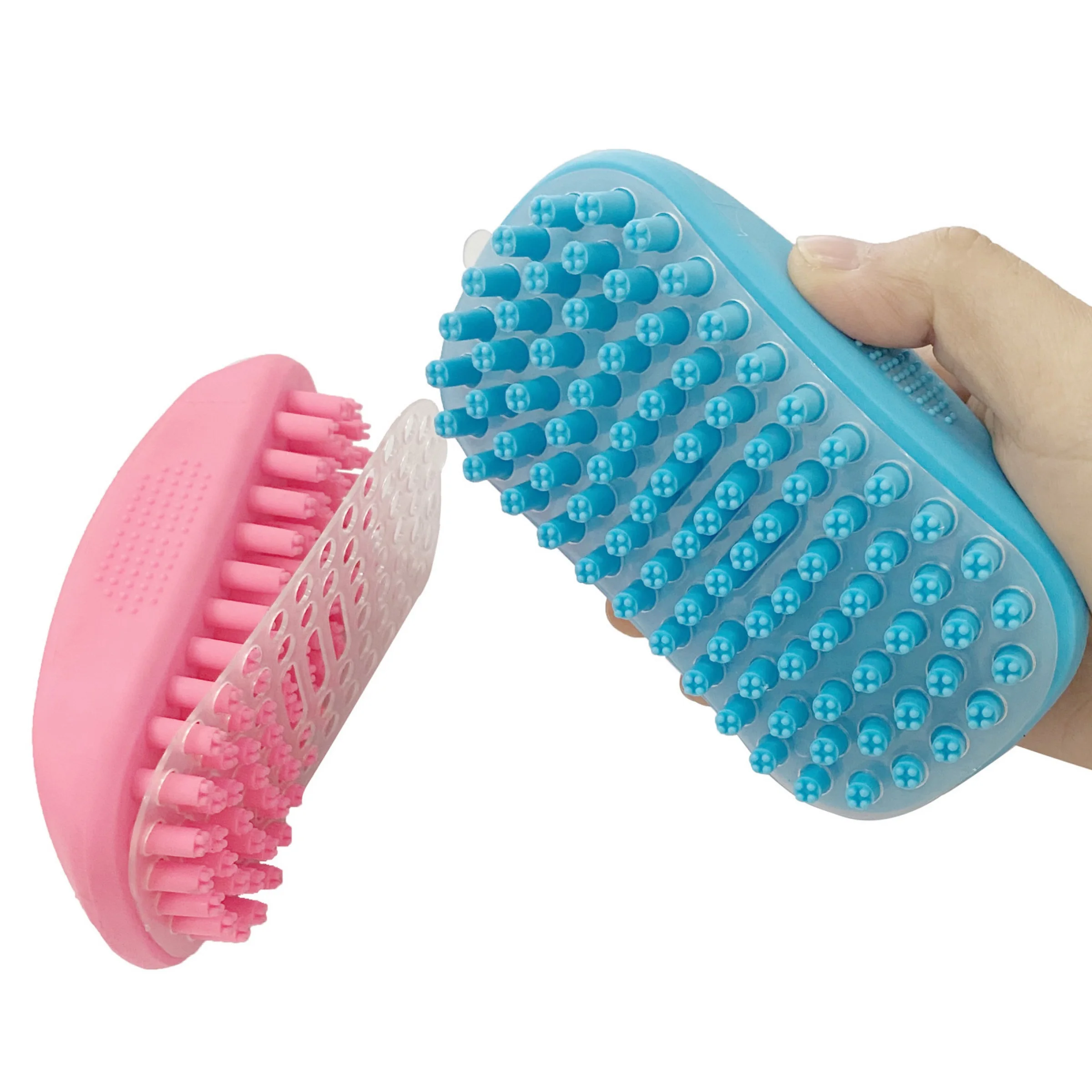 Easy Self Clean Silicone TPR Pet Massage Bath Brush Soft Cat Hair Remover Grooming Tools Brushes, Pink, blue
Easy Self Clean Silicone TPR Pet Massage Bath Brush Soft Cat Hair Remover Grooming Tools Brushes, Pink, blue