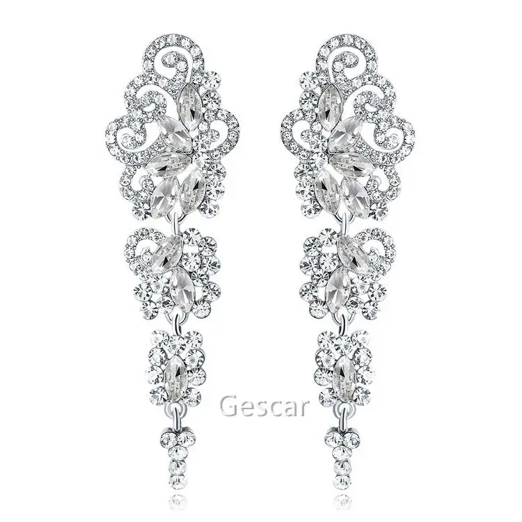 Hot Fashion tassel Jewelry All Match Hollow Out Full Jewelled Earring Especial Earring Inlay Crystal Earrings Wholesale
Hot Fashion tassel Jewelry All Match Hollow Out Full Jewelled Earring Especial Earring Inlay Crystal Earrings Wholesale