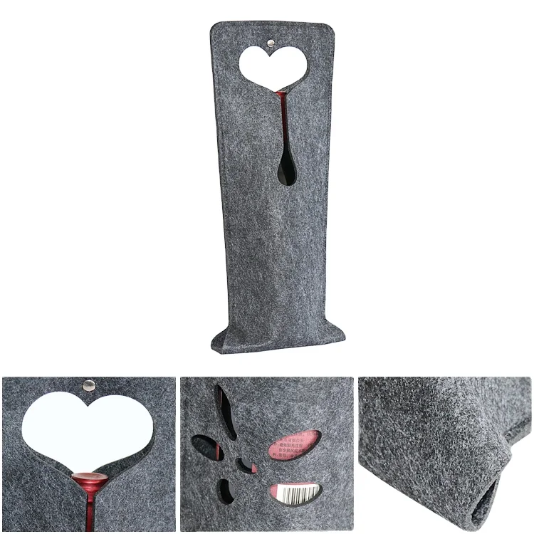 Custom Hot Sale One Bottle Felt Wine Packaging Gift Eco Bag 
Custom Hot Sale One Bottle Felt Wine Packaging Gift Eco Bag
