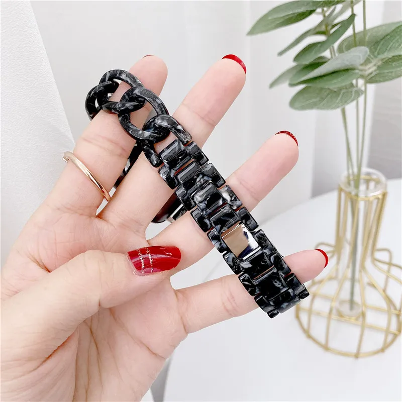 Hot Sell Colorful Braided Resin Watch Band Strap For Apple Watch Band 6/ 5/3/2/1 For iWatch Series 6
Hot Sell Colorful Braided Resin Watch Band Strap For Apple Watch Band 6/ 5/3/2/1 For iWatch Series 6