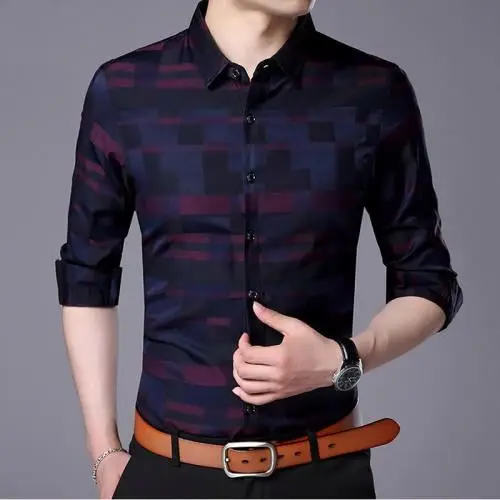 party wear mens shirts Acrylic & Cotton Slim Men Long Sleeve Dress Shirts printed plaid 302129
party wear mens shirts Acrylic & Cotton Slim Men Long Sleeve Dress Shirts printed plaid 302129