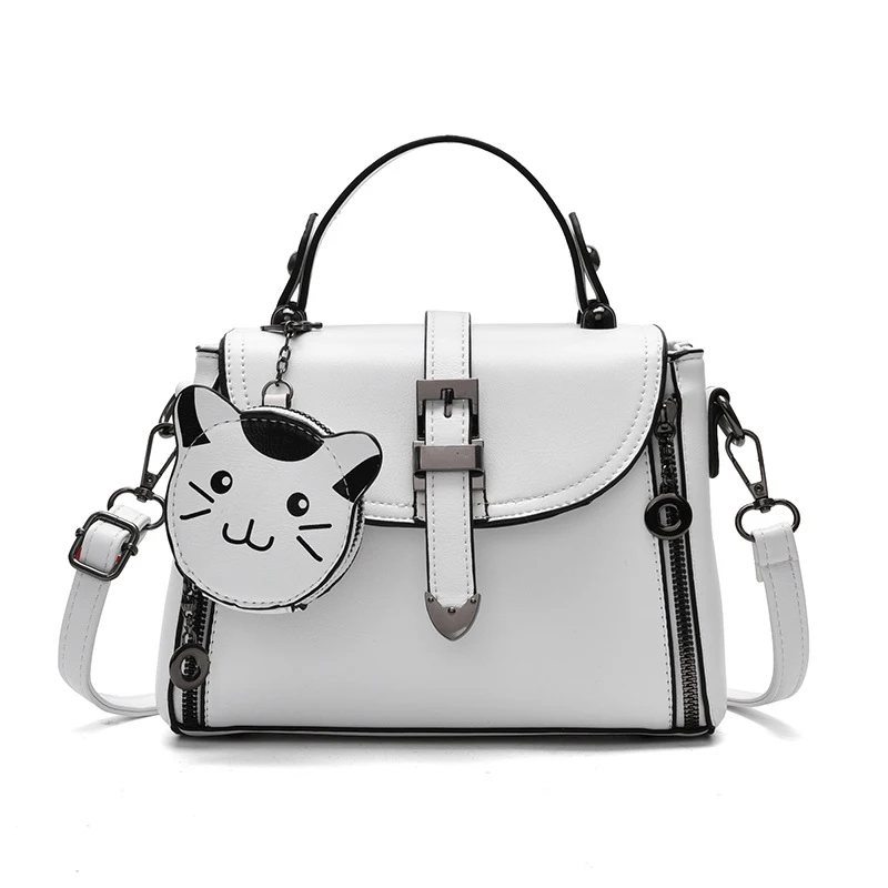 Fashion Summer Texture Ladies Cute Crossbody Bag Cat Pendant Pu Leather Female Handbag, White,black,blue,green,gary
Fashion Summer Texture Ladies Cute Crossbody Bag Cat Pendant Pu Leather Female Handbag, White,black,blue,green,gary