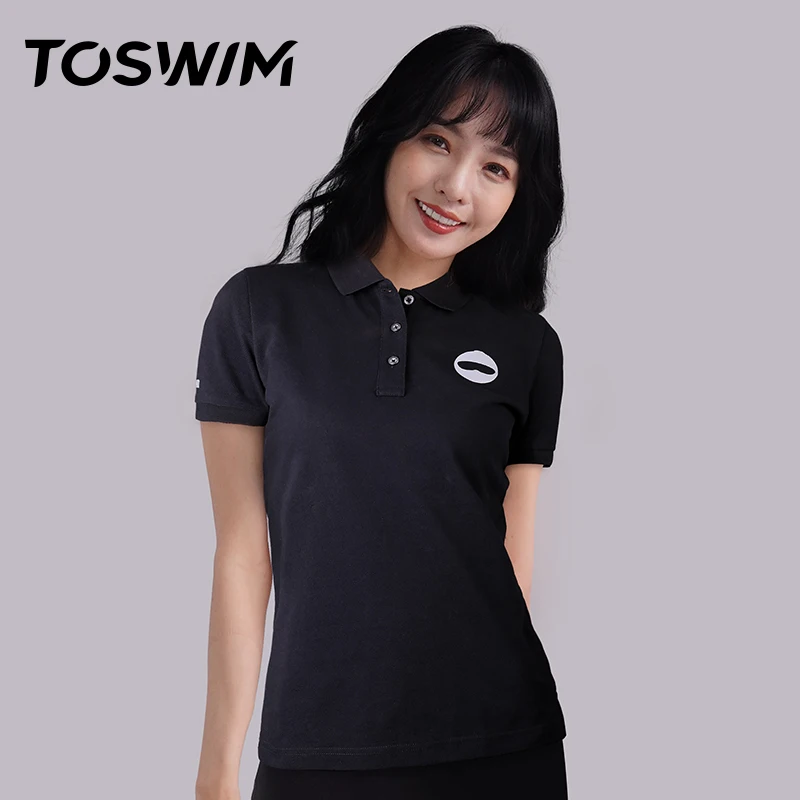 In stock High Quality Quick Dry 100% Cotton Breathable Comfortable Dark Black Women T-shirt Short sleeve V-neck Lady POLO shirt
In stock High Quality Quick Dry 100% Cotton Breathable Comfortable Dark Black Women T-shirt Short sleeve V-neck Lady POLO shirt