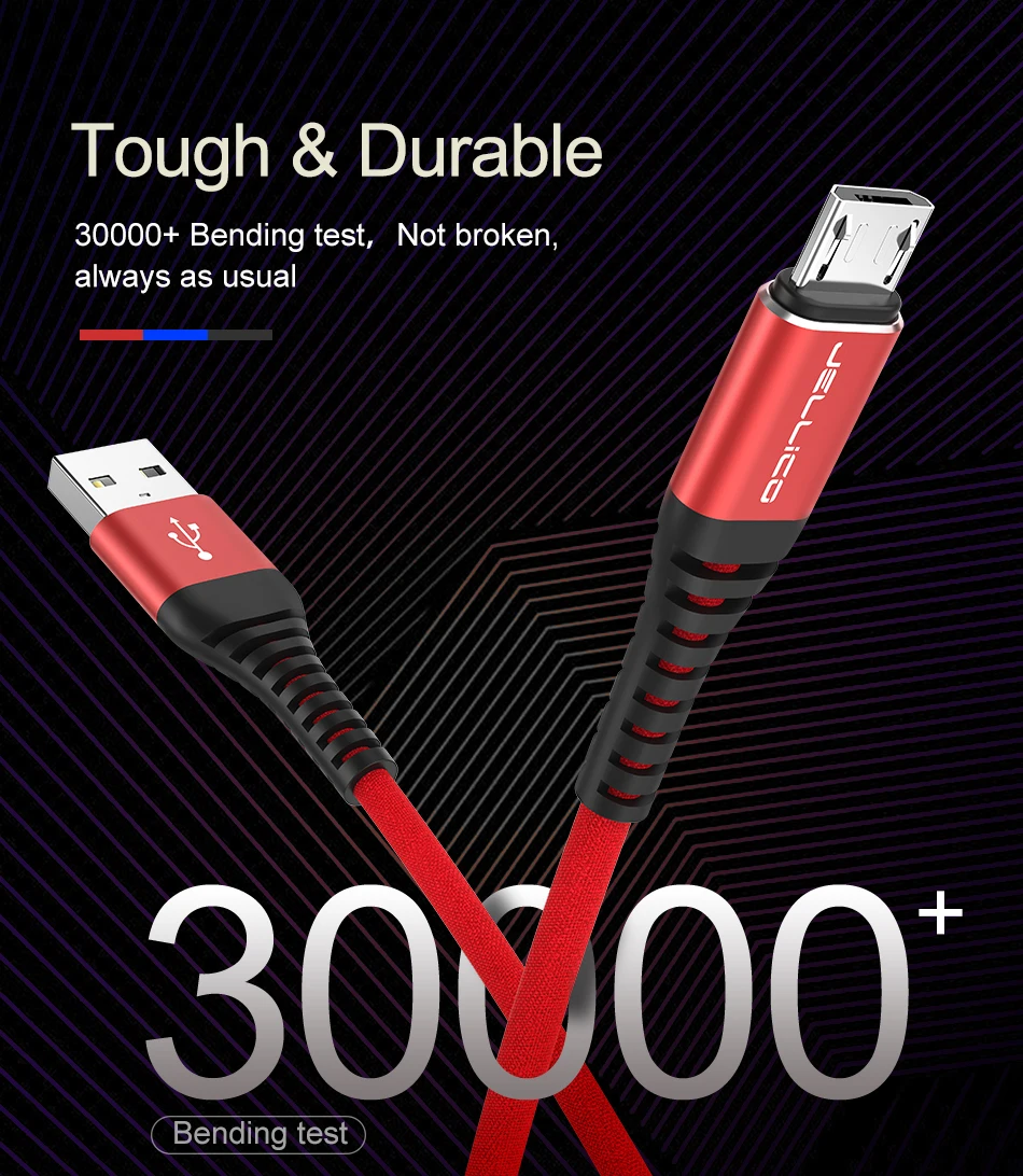 2019 Jellico 1m USB3.1 Type C to USB 2.0 Fast Charging Data Cable - ANKUX.COM