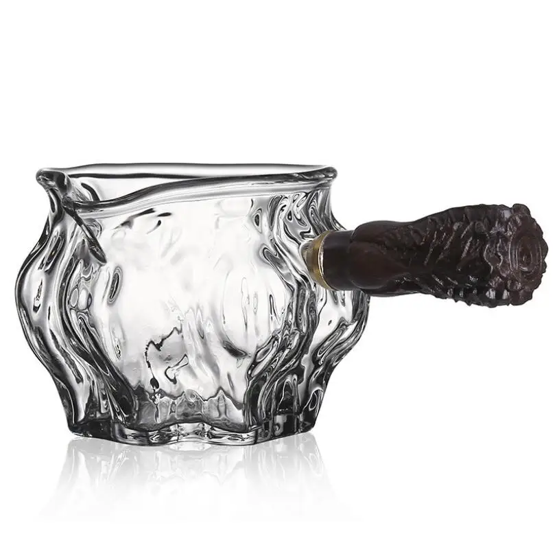 Japanese handmade walnut side handle heat-resistant glass thickened large capacity cup tea, Transparent
Japanese handmade walnut side handle heat-resistant glass thickened large capacity cup tea, Transparent