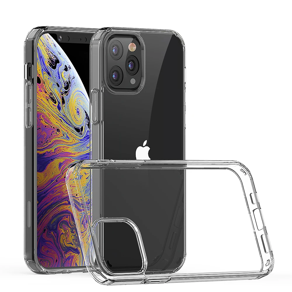 For iPhone 12 Pro Max 12 Mini 5.4 Transparent Acrylic Phone Case Clear Shockproof Mobile Phone Accessories Back Shell Cover
For iPhone 12 Pro Max 12 Mini 5.4 Transparent Acrylic Phone Case Clear Shockproof Mobile Phone Accessories Back Shell Cover