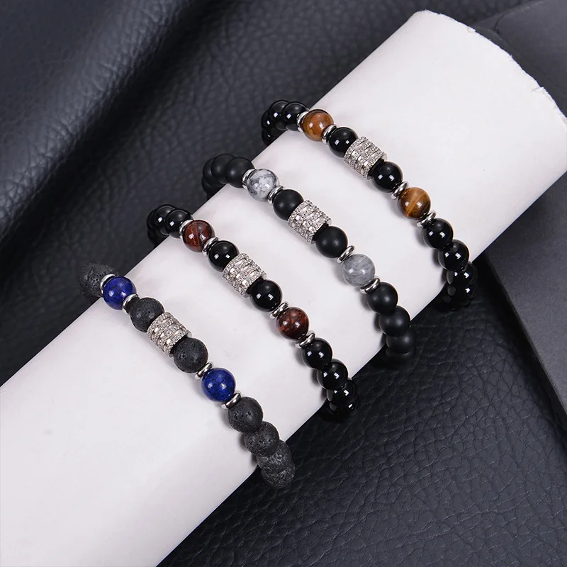 Factory Sale Custom 8MM Natural Stone Bracelet Tiger Eye Map Stone Bracelet with Stainless Steel Accessories
Factory Sale Custom 8MM Natural Stone Bracelet Tiger Eye Map Stone Bracelet with Stainless Steel Accessories