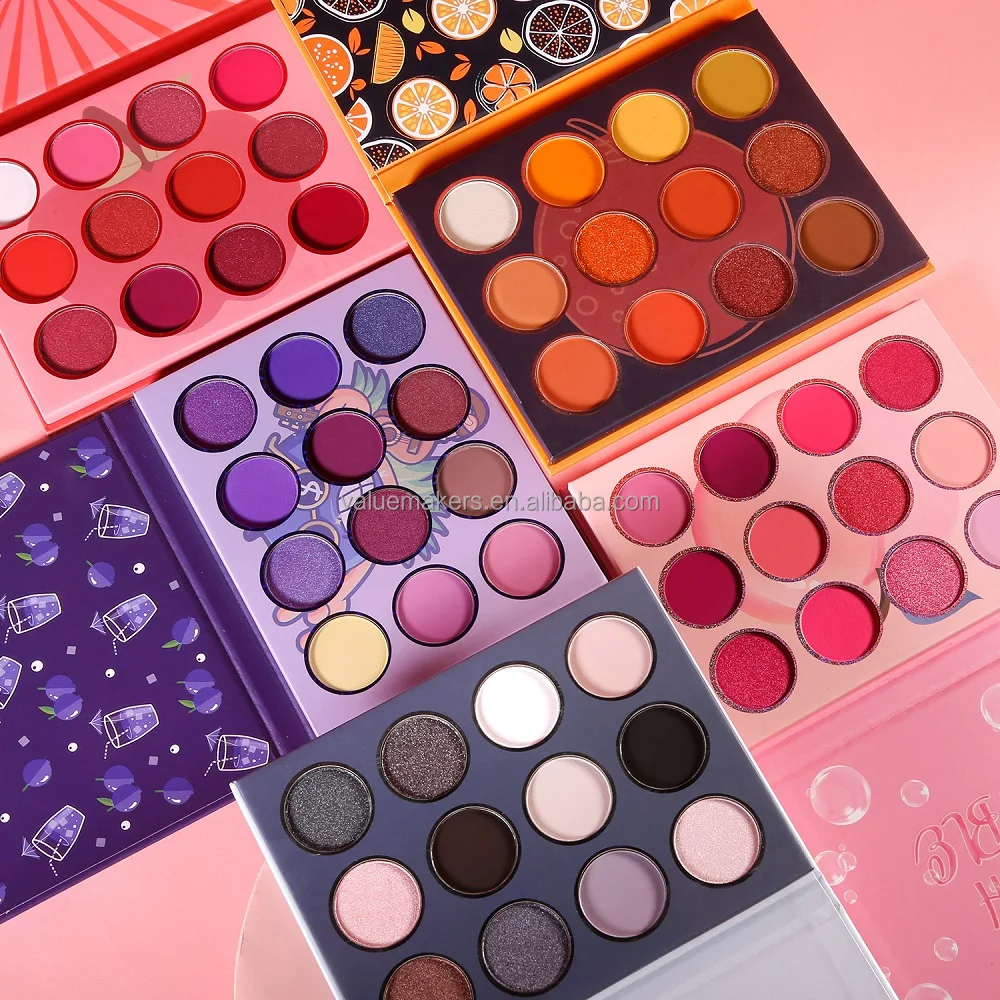 Custom brand logo eyeshadow palette private label 12 color Eyeshadow palette make up free design with pink package, 5 colors
Custom brand logo eyeshadow palette private label 12 color Eyeshadow palette make up free design with pink package, 5 colors