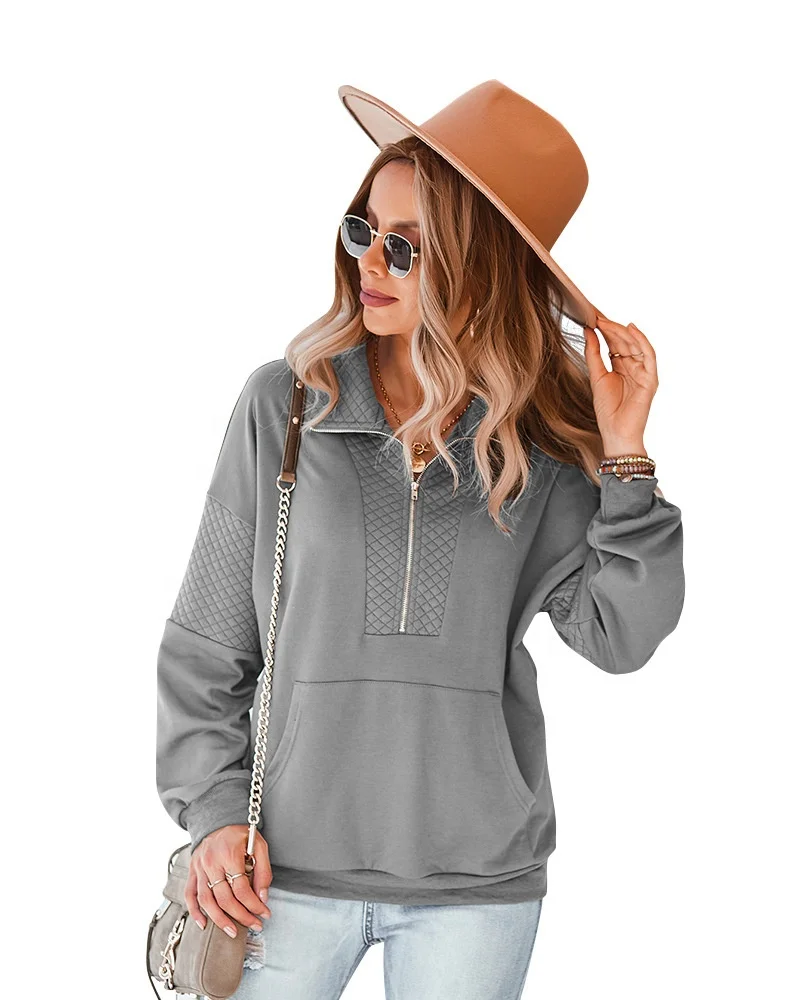 Free Shipping New Fashion Warm Soft Casual Solid Color Quilted Fleece 1/4 Zipper Pullover Coat Women
Free Shipping New Fashion Warm Soft Casual Solid Color Quilted Fleece 1/4 Zipper Pullover Coat Women